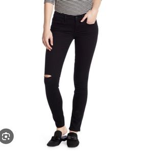 Level 99 Anthropologie black skinny jeans Liza